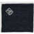 CORNELIANI Silk And Linen Pocket Square With Embroidered Logo Blue