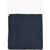 CORNELIANI Silk And Linen Solid Pocket Square With Lurex Details Blue