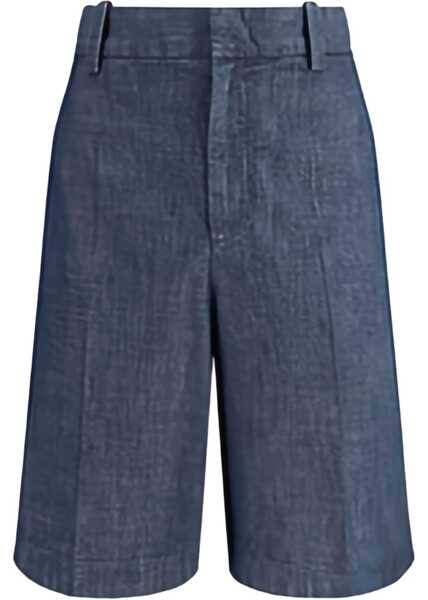 Pantaloni scurti Jil Sander Cotton Bermuda INDIGO Barbati (BM 19551110) 1