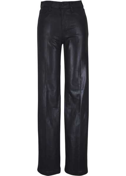 Blugi LAGENCE Clayton Coated wide leg Jeans NOIR COATED Femei (BM 19551116) 1