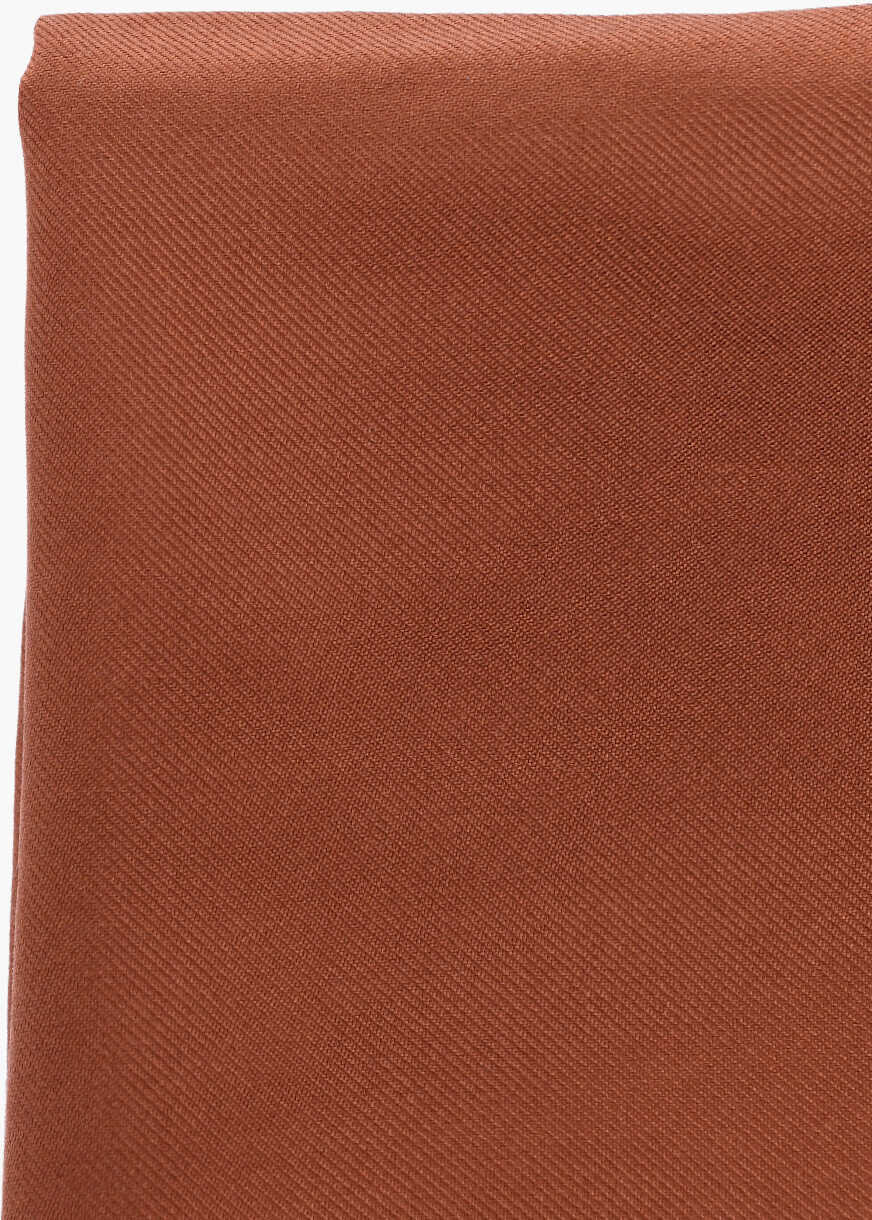 Esarfe CORNELIANI Solid-Color Silk Pocket Square Brown Barbati (BM 19551239) 2