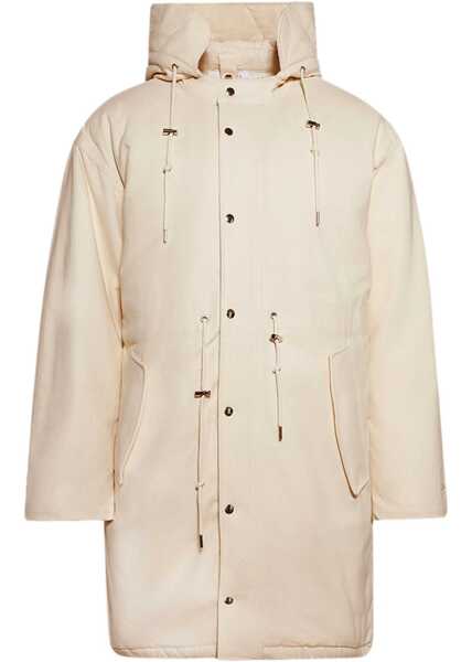 Geci Parka adidas Wales Bonner Padded Parka With Hood And Embroidered Logo Beige Barbati (BM 19551359) 1