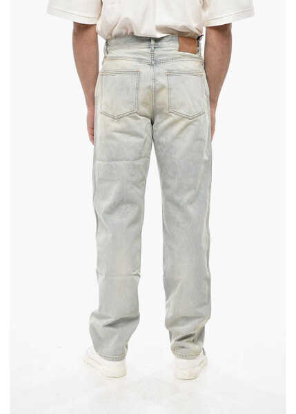 Blugi drepti 1989 STUDIO Vintage Effect Straight Leg Montana Jeans 21Cm Light Blue Barbati (BM 19551365) 2