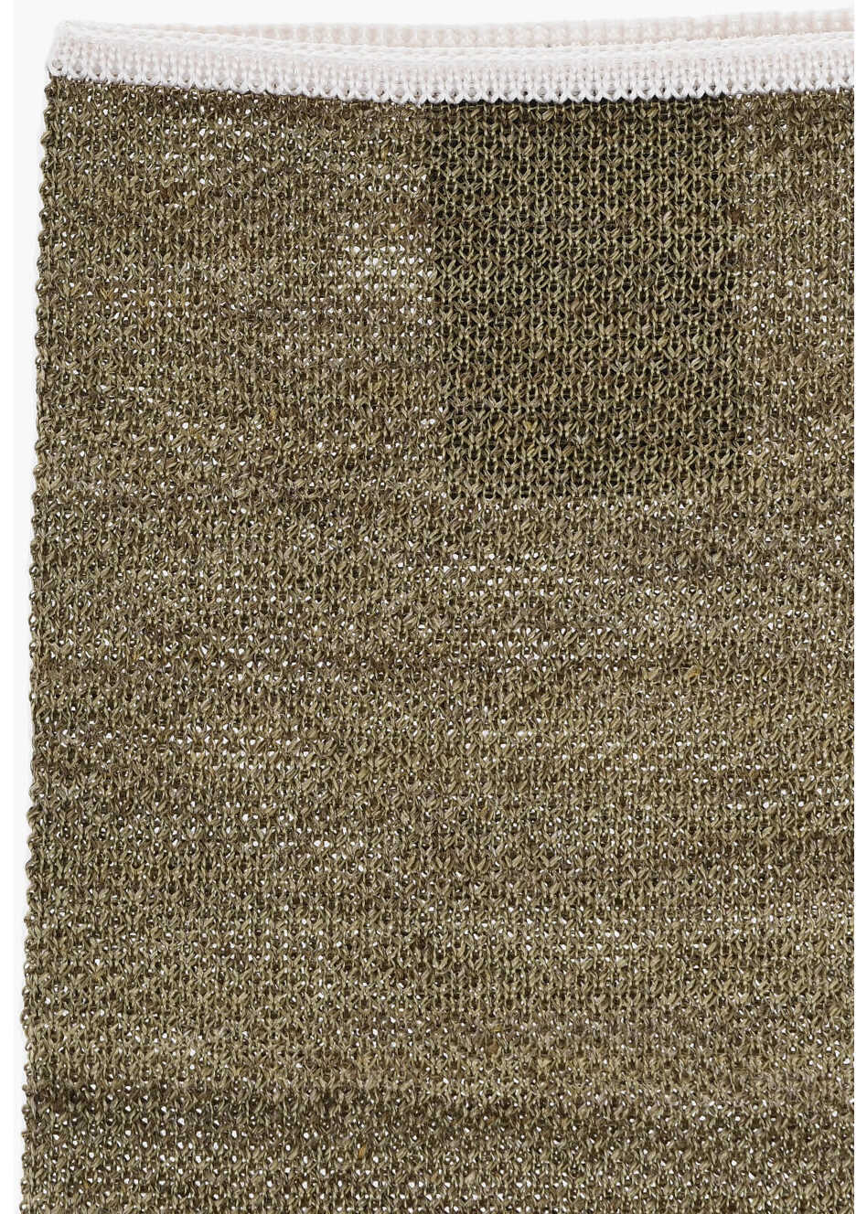Esarfe CORNELIANI Silk And Linen Pocket Square With Contrasting Edge Green Barbati (BM 19551410) 3