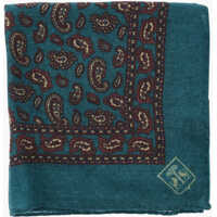 Esarfe Paisley Motif Wool Pocket Square Barbati