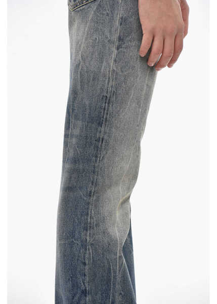 Blugi drepti 1989 STUDIO Whiskering Effect Straight Leg Old Setter Jeans 25Cm Blue Barbati (BM 19551566) 3