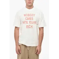Tricouri Crew Neck Nobody Cares Cotton T-Shirt Barbati