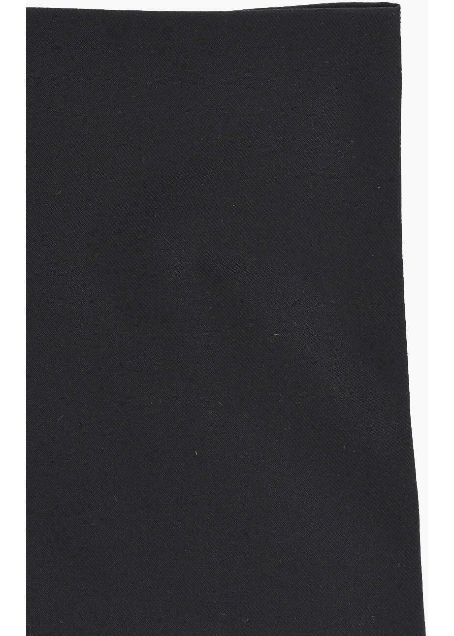 Esarfe CORNELIANI Solid Color Pocket Square Black Barbati (BM 19551572) 2