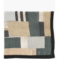 Esarfe Cc Collection Lightweight Fabric Foulard With Contrasting De Barbati