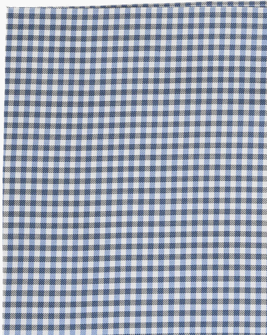Esarfe CORNELIANI Cc Collection Micro Checked Silk Pocket Square Blue Barbati (BM 19551620) 2