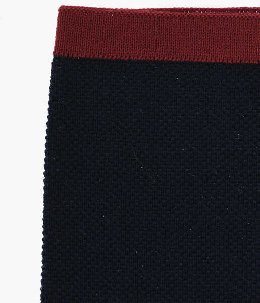 Esarfe CORNELIANI Wool Pocket Square With Contrasting Edge Blue Barbati (BM 19551635) 3