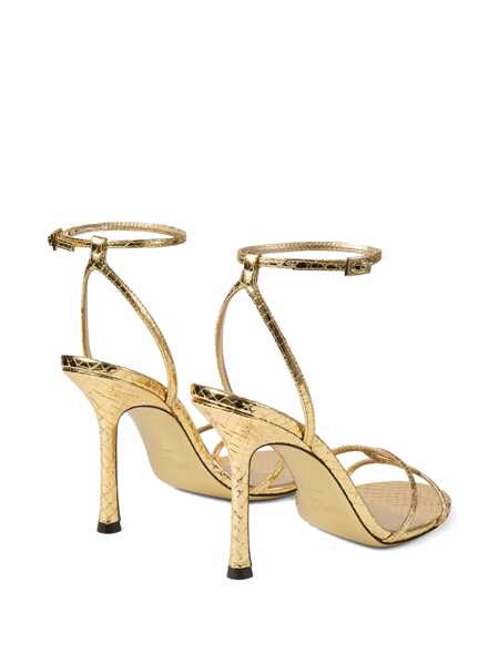 Sandale Jimmy Choo Leo 100mm heeled sandals Gold Femei (BM 19551645) 2