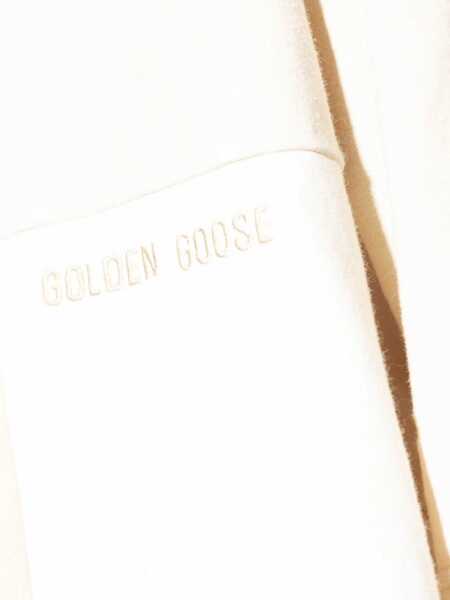 Tricouri Golden Goose Crew-neck T-shirt Irio Beige Barbati (BM 19551663) 5