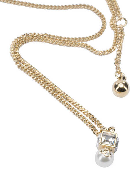 Bijuterii Jimmy Choo JC Pearl Cube necklace Gold Femei (BM 19551711) 2