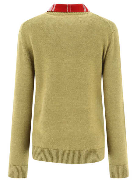 Pulovere Loewe Trompe loeil sweater Green Femei (BM 19551774) 2
