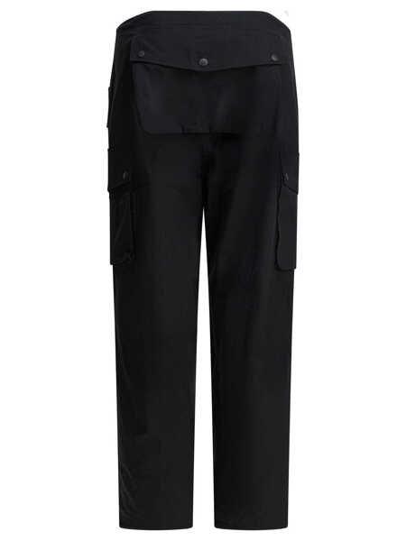 Pantaloni casual NEEDLES C/N Oxford cargo pants Black Barbati (BM 19551807) 2