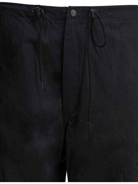 Pantaloni casual NEEDLES C/N Oxford cargo pants Black Barbati (BM 19551807) 3