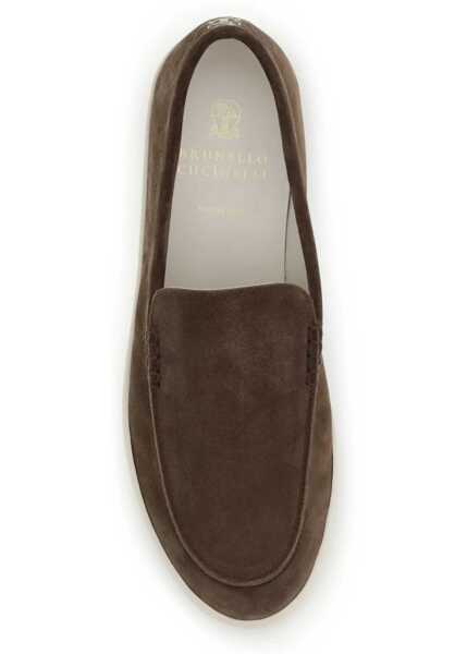 Sneakers Brunello Cucinelli Suede Loafers FANGO Barbati (BM 19555199) 3