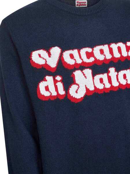 Pulovere Mc2 Saint Barth Printed Sweater BLUE Barbati (BM 19555241) 3