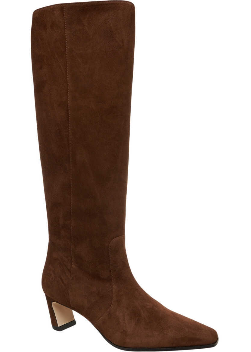 Cizme de iarna Stuart Weitzman Suede boots Stassi Brown Femei (BM 19555334) 3
