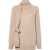 Stella McCartney Cashmere Blend Crew-Neck Sweater Featuring An Integrated Sca Beige