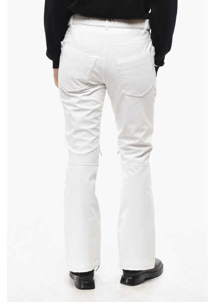 Pantaloni casual Balenciaga Skiwear Thermical Fabric Ski Pants With Ankle Zip White Femei (BM 19555400) 1
