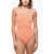 REINA OLGA Wave One Piece Swimsuit Orange