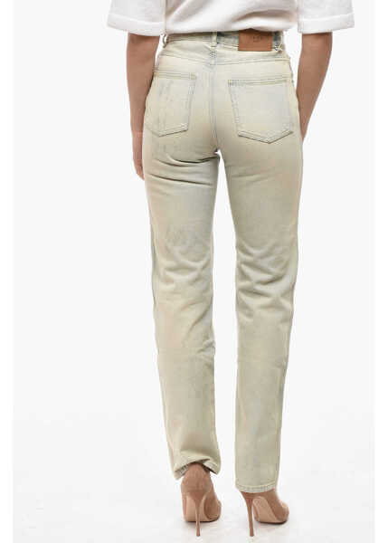 Blugi drepti 1989 STUDIO Vintage Washed Boyfriend Fit Denims 19Cm Light Blue Femei (BM 19555409) 2