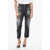 DSQUARED2 Pac-Man Vintage Effect Straight Leg Boston Jeans 19Cm Black