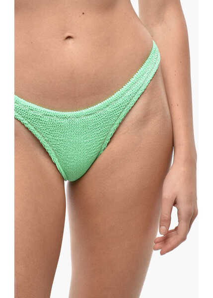 Bikini REINA OLGA High Waist Wave Motif Bikini Green Femei (BM 19555442) 4