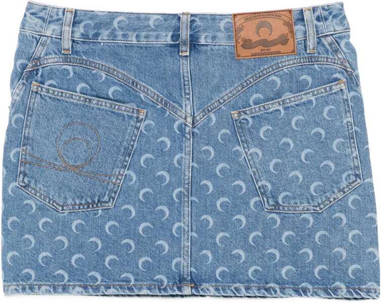 Fuste casual MARINE SERRE Denim Miniskirt BLUE Femei (BM 19580774) 2