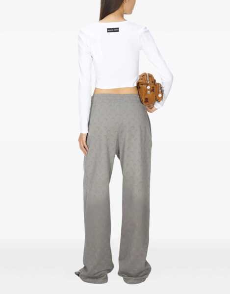 Tricouri MARINE SERRE Short Moon Top WHITE Femei (BM 19580801) 4