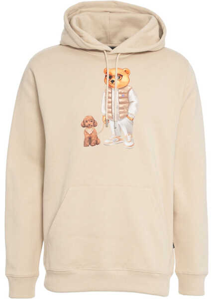 Bluze de trening Baron Filou Hoodie with print CL Beige Barbati (BM 19580822) 2