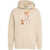 Baron Filou Hoodie with print 'CL' Beige