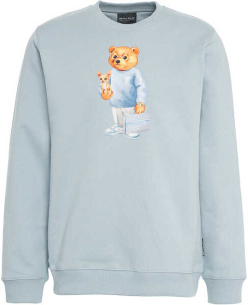 Pulovere casual Baron Filou Sweatshirt with print CXLIX Blue Barbati (BM 19580825) 2