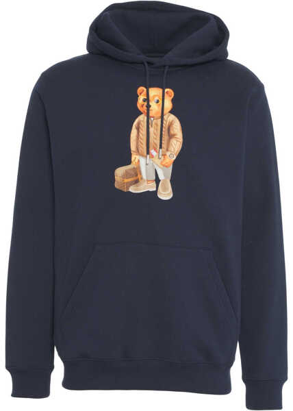 Bluze de trening Baron Filou Hoodie with print CXLVI Blue Barbati (BM 19580828) 1