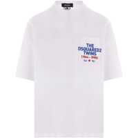 Tricouri Crew Neck Loose Fit T-Shirt With Breast-Pocket Barbati