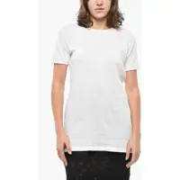 Tricouri Solid Color Ribbed T-Shirt Femei