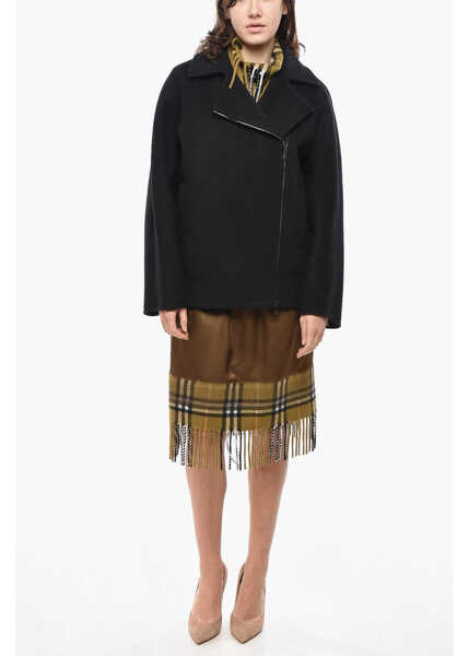 Paltoane Max Mara Wool Rotondo Coat With Zip Closure Black Femei (BM 19580870) 4