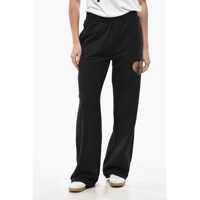 Pantaloni de trening Brushed Cotton Straight Leg Sweatpants With Elastic Waistban Femei