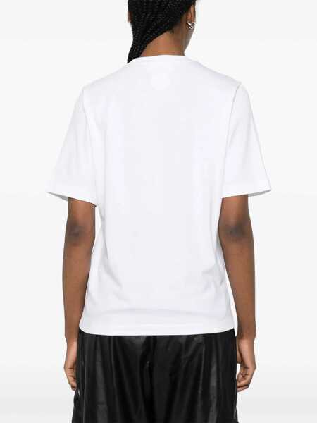 Tricouri DSQUARED2 Crew Neck Betty Boop T-Shirt With Sequined Embroidery White Femei (BM 19580888) 4