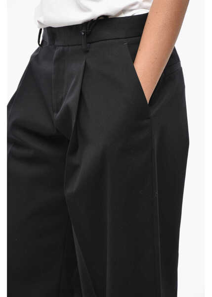 Pantaloni office 1989 STUDIO 4-Pocketed Cotton Blend Pants With Front Pleat Black Femei (BM 19580903) 3