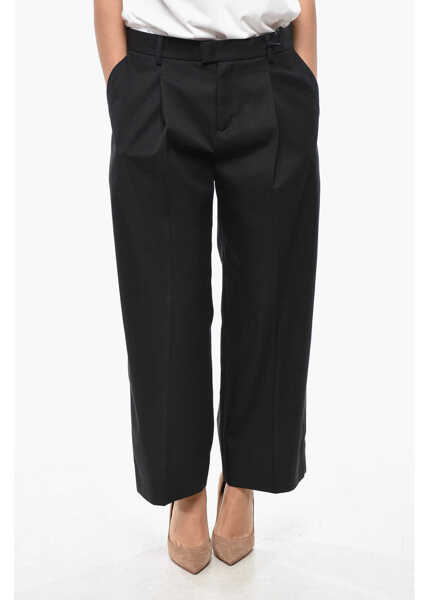 Pantaloni office 1989 STUDIO 4-Pocketed Cotton Blend Pants With Front Pleat Black Femei (BM 19580903) 1
