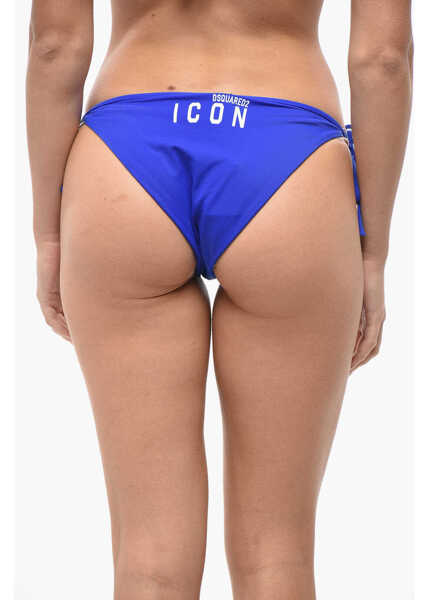 Bikini DSQUARED2 Adjustable Straps Icon Bikini Bottom Blue Femei (BM 19580909) 2