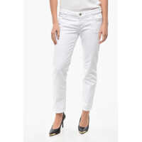 Blugi skinny White Bull Stretch Denim Cropped Fit Jennifer Jeans 15Cm Femei