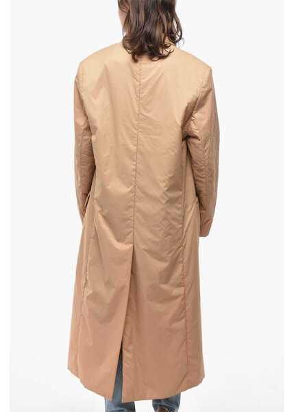 Paltoane Dries Van Noten Solid Color Nylon Coat Beige Femei (BM 19580918) 2