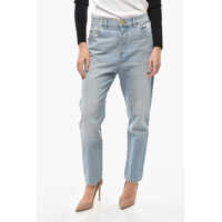 Blugi drepti Light Washed Slim Fit Denims 15Cm Femei