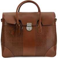 Genti de mana Woven Calf Country Travel Bag Barbati