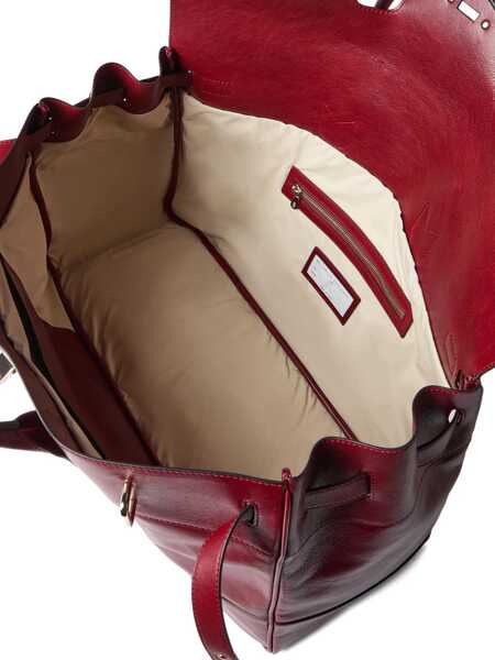 Genti de voiaj Brunello Cucinelli Leather Country Travel Bag ROSSO ANTICO Barbati (BM 19581041) 4