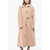 Jil Sander Virgin Wool Unlined Coat With Belt Pink